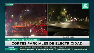 Corte de luz afectó a varias comunas de Santiago