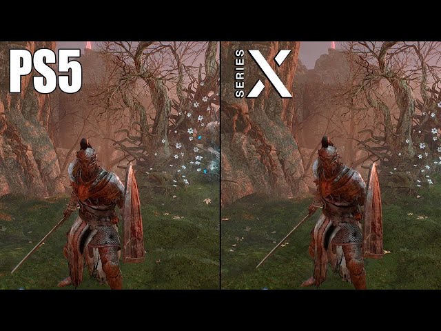 Compare Lords of the Fallen rodando no PS5 vs Xbox Series