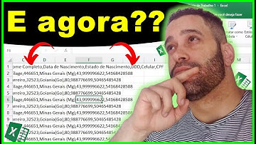 NOVO: Como SEPARAR TEXTO Em Colunas No Excel