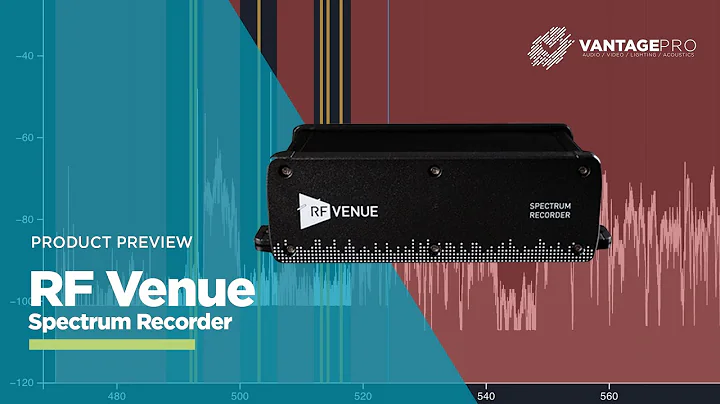 RF Venue Spectrum Recorder- Product Preview
