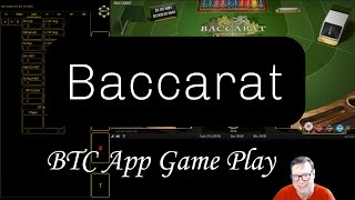 Baccarat BTC App Play|| $100 Bets? screenshot 1