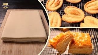 แป้งพายชั้น แป้งพัฟ พายกรอบ พายถาด ทาร์ดไข่ Puff pastry dough | By Dimple kitchen-ครัวลักยิ้ม