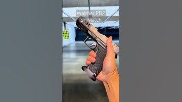 Dynamic Performance - Walther PDP SF Match 5 inch 9mm Pistol #waltherpdp #ironsight #handgun