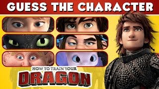 Guess by Their EYES 👀 | How To Train Your Dragon Characters 🤔 Hiccup, Toothless