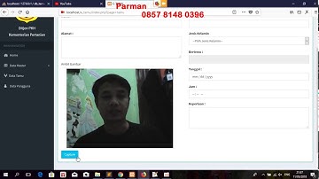 aplikasi e-tamu versi 2 dilengkapi capture webcam dengan php mysqli dan bootstrap