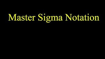 Summation Formulas and  Sigma Notation | Calculus