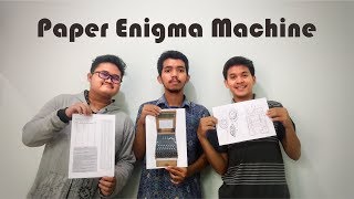Paper Enigma Machine: Pengertian, Sejarah, Cara Kerja, Cara Encryption & Decryption screenshot 4