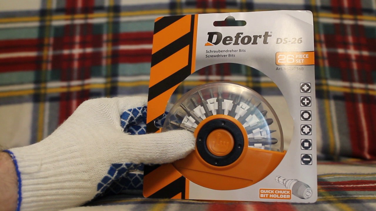 Набор бит DeFort DS-26, Код товара: 112655