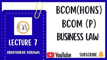 Business Law Lecture 7 Introduction to Indian Contract Act,1872 BCom, BCom(hons), CA,CS,CMA,BBA,LLB