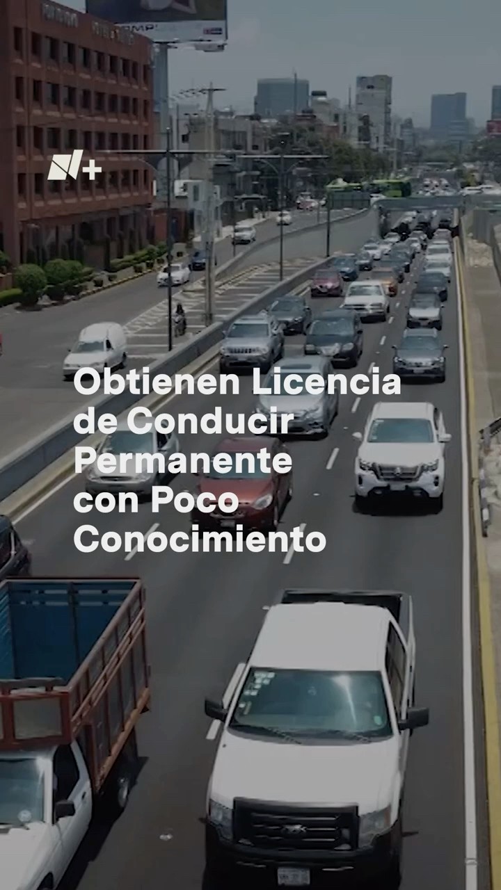 Consiguen licencia para conducir permanente aún con poco conocimiento - N+ #shorts