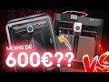 Quelle est la meilleure imprimante 3d  moins de 500  creality k1 vs bambu lab p1p