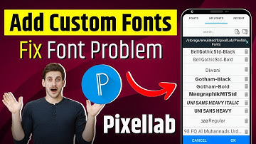 How To Add Custom Fonts In PixelLab Me Font Kaise Dale 2024 | Pixellab Font Add Problem Solved