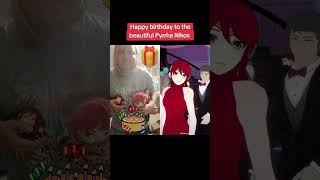 Happy birthday to Pyrrha Nikos from @RWBYOfficial