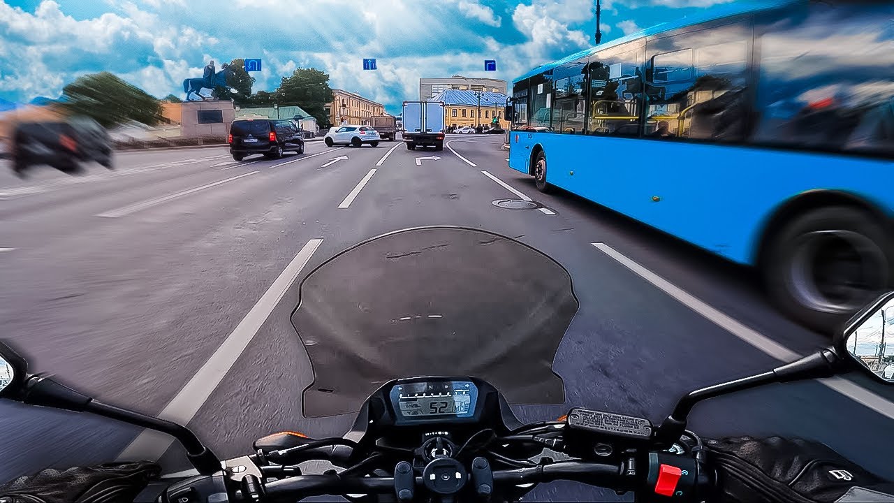 На мотоцикле в центр Санкт-Петербурга после долгого перерыва - YouTube