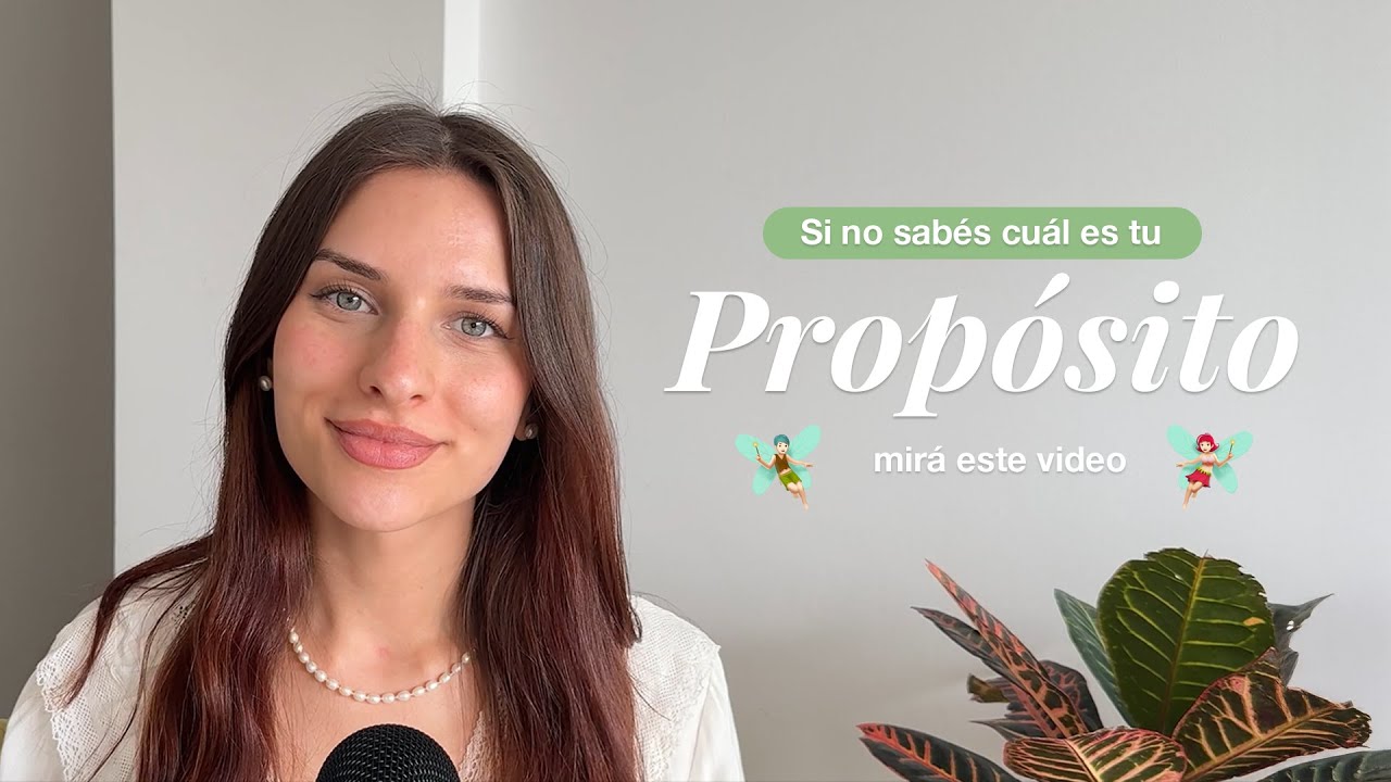 Si no sabés cuál es tu propósito, mirá este video