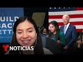 Joven latina en Illinois cumple su sueño de hablar con Biden | Noticias Telemundo