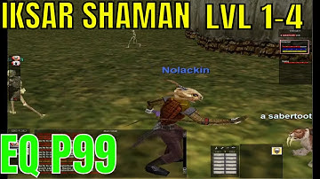 P99 Everquest BRAND NEW Iksar Shaman Level 1 / Necro Shaman Duo EQ Project 1999 green