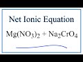 Net Ionic Equations and Solubility