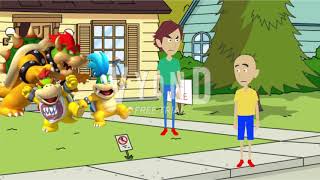 Bowser Jr. And Larry Koopa Gets Ungrounded and Caillou Gets Grounded on Easter (Vyond)