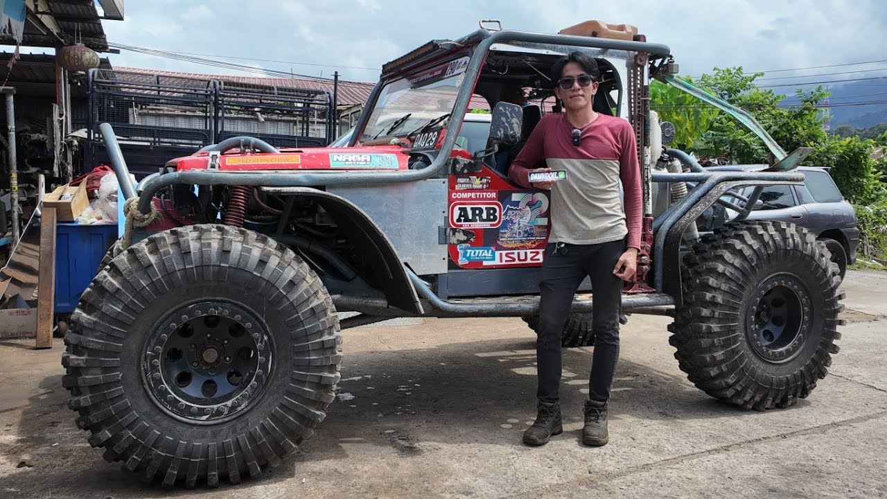 INSANE Sarawak 4x4 with 4 Motors & Lorry Engine | Borneo Safari Hardcore Build