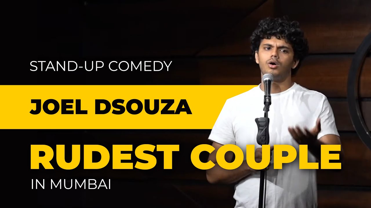 Comedy How Rude Rude couple meets rude comedian | Joel Dsouza | Stand-up Comedy | Crowd ...