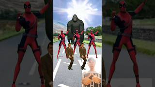 deadpool and Mr.Bean vs gorila in coffin dance on the way u2 #shorts