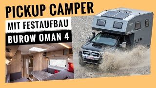 Pickup Reisemobil im Test – Das bietet der neue Burow Oman 4