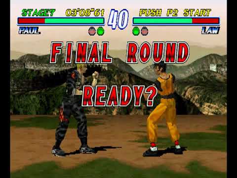 Tekken 2 ( PS1 ) - Paul - Arcade Mode - Original Music ( June 1, 2019 )