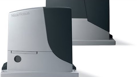 Nice Robus Synchroinzatdion |Master and Slave Mode Activation | Nice Slide Two Motors | animation