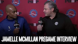 Jamelle McMillan pregame interview with Chad Bush