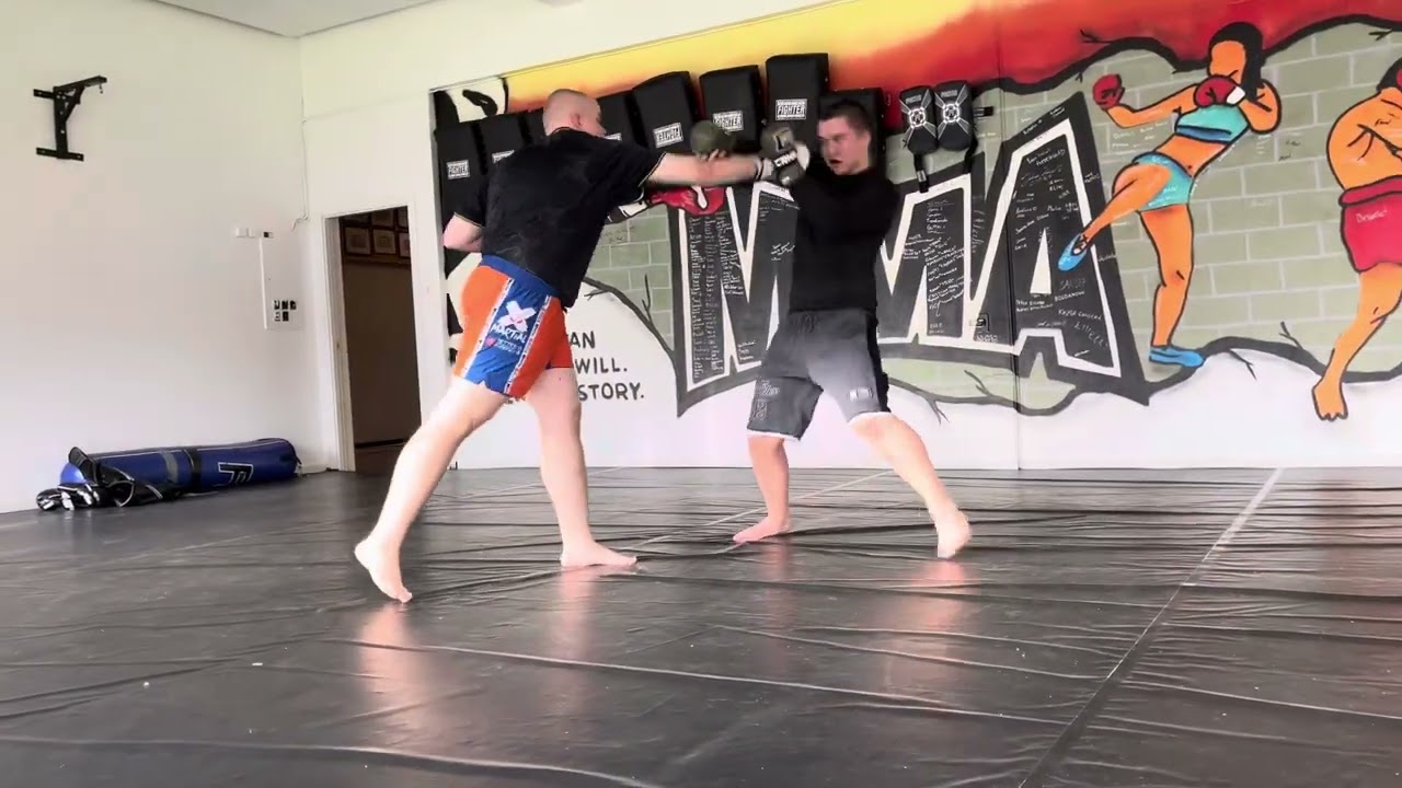 Sparring med Charlie 