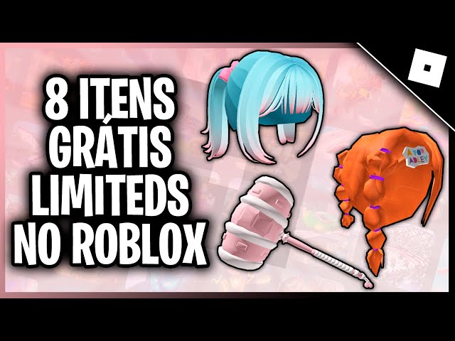 12 itens GRÁTIS no Roblox 