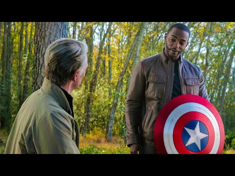 Captain America Gives Shield to Falcon - &quot;I&#039;ll DO MY BEST&quot; - Avengers: Endgame (2019) Movie Clip