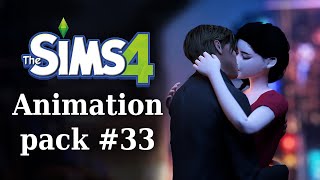 Animation Pack #33 - A kiss | Анимации Симс 4 - Поцелуй (Download)