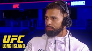 Yair Rodriguez describes the ending to his fight vs. Brian Ortega | UFC Post Show