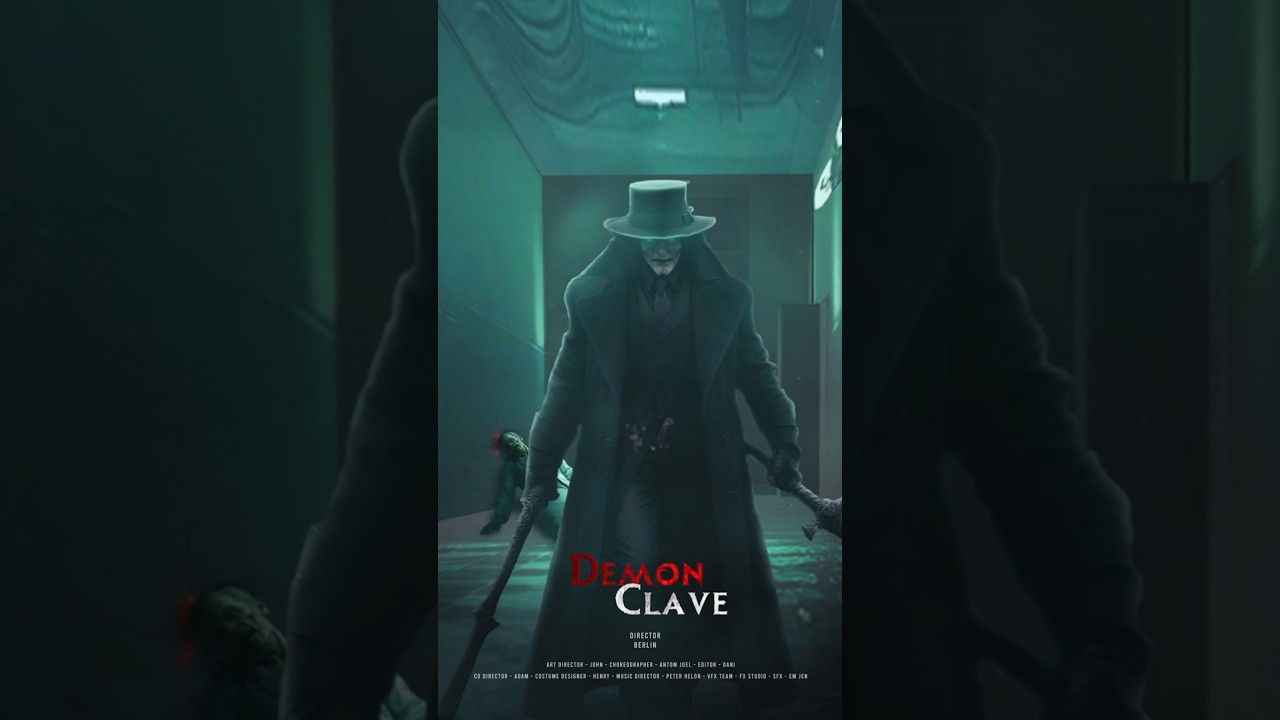 Demon Clave cinematic motion poster design😱 