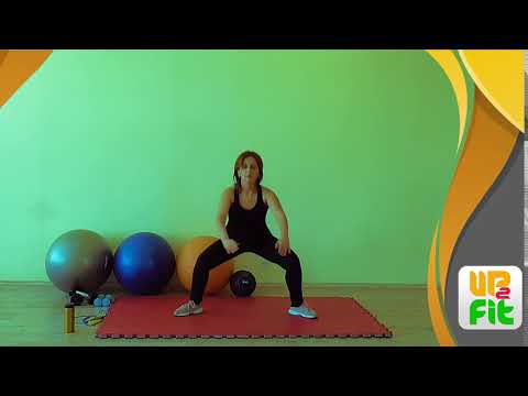 პლიე ჩაჯდომები - გაშლილი ფეხით ჩაჯდომები