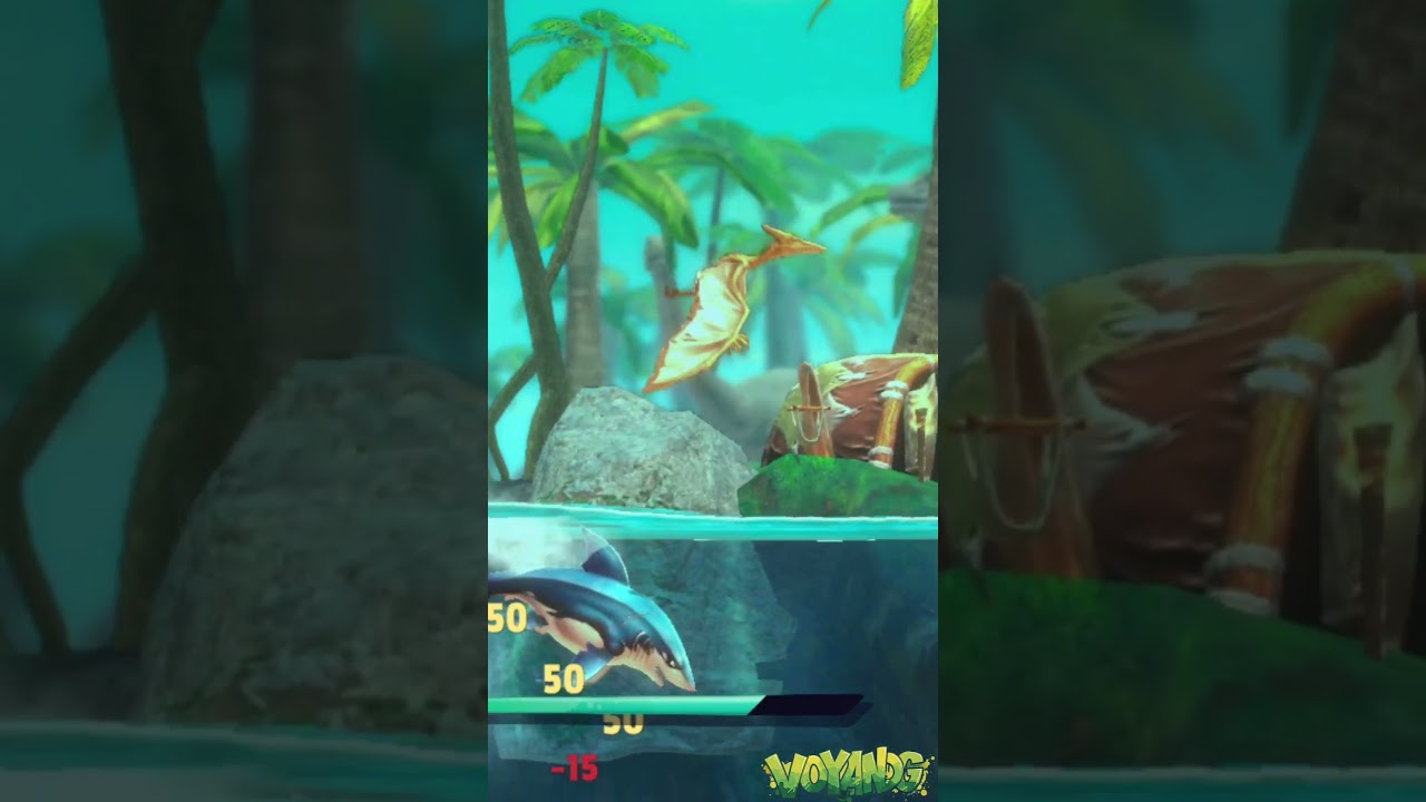 Creto Eats a Dinosaur (T-Rex) - Hungry Shark Primal