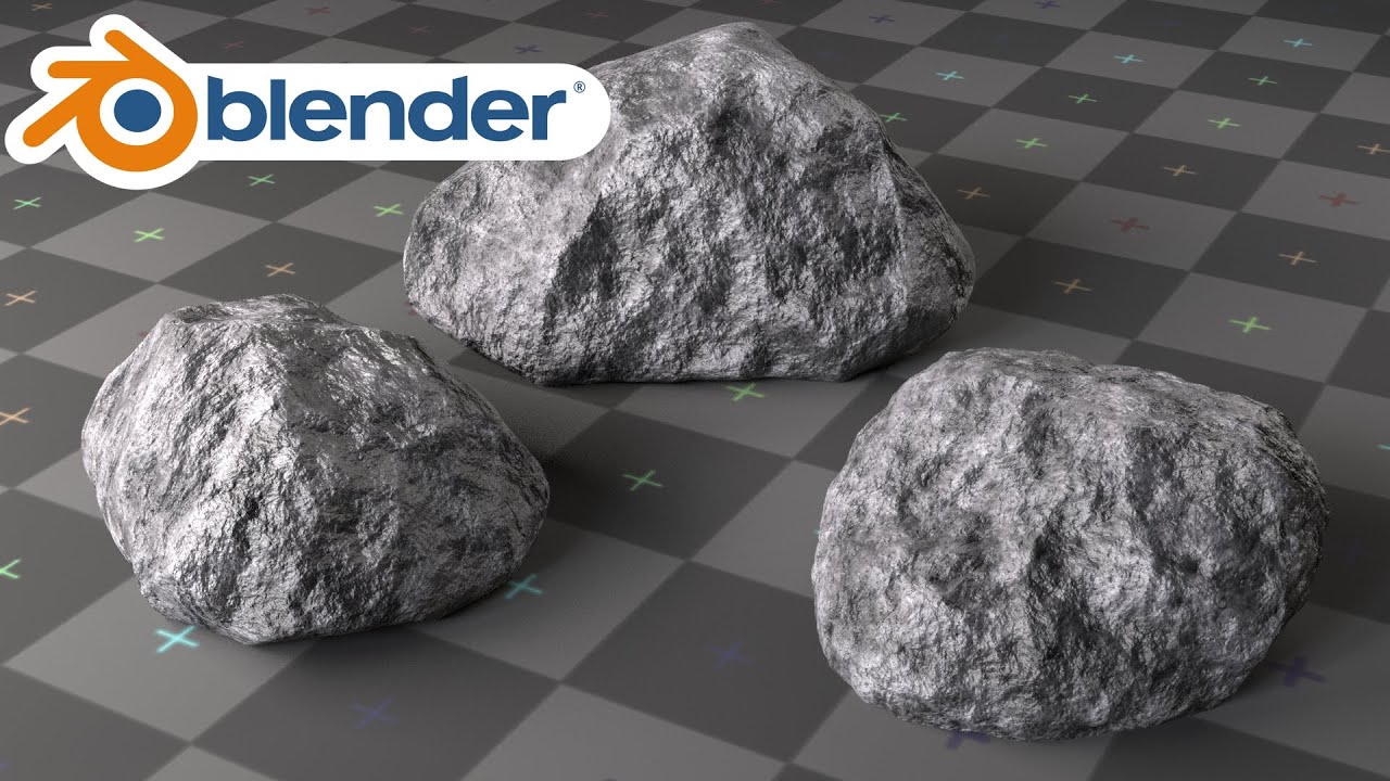 How to make Realistic Rocks using Blenders Rock Generator -