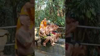 Thailand Temple Flowers Bath