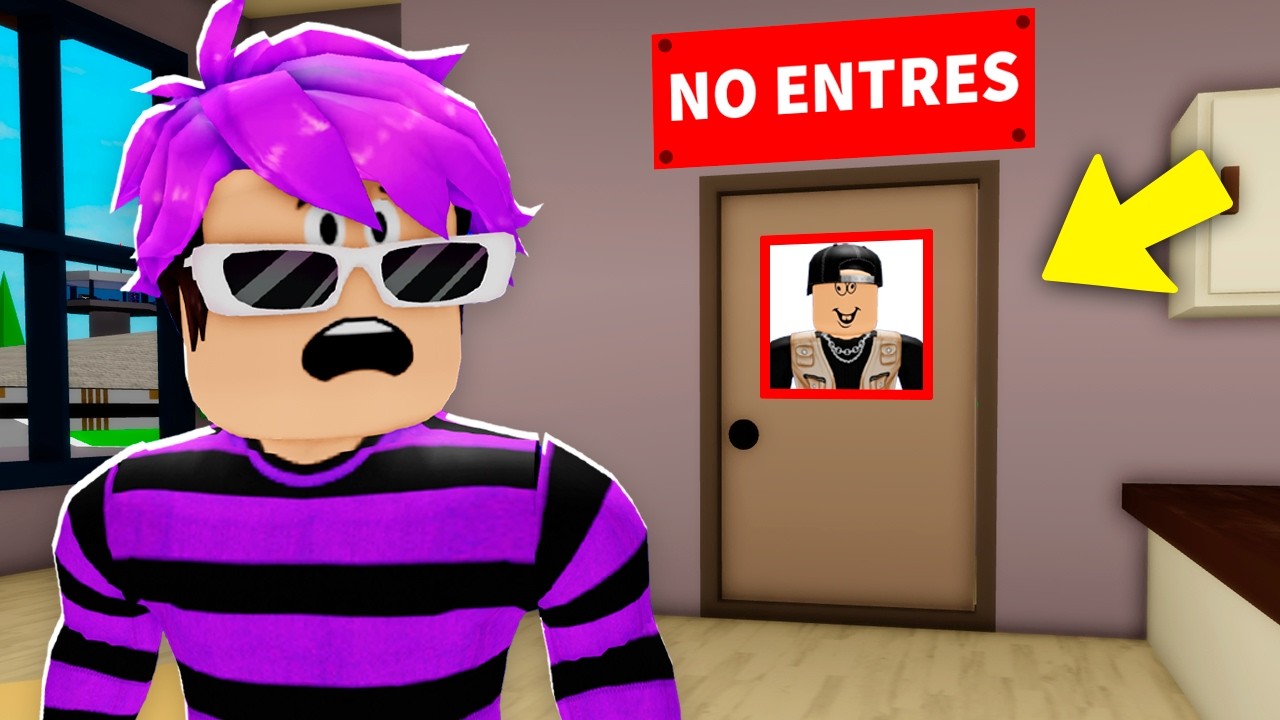 ENCONTRÉ UNA SALA SECRETA en LA CASA DE MI AMIGO.. (Brookhaven)