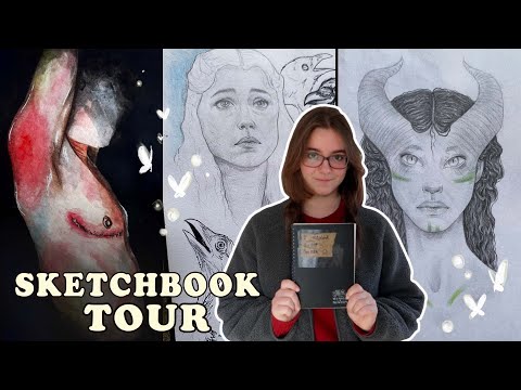 Talens Art Creation Sketchbook Review ✨ pencil, ink, markers, watercolour,  gouache, and more 