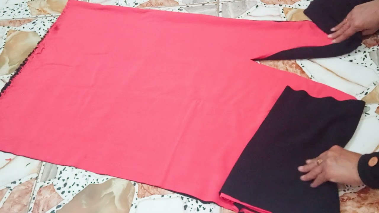 طريقه فصال دشداشة رياضي لونين