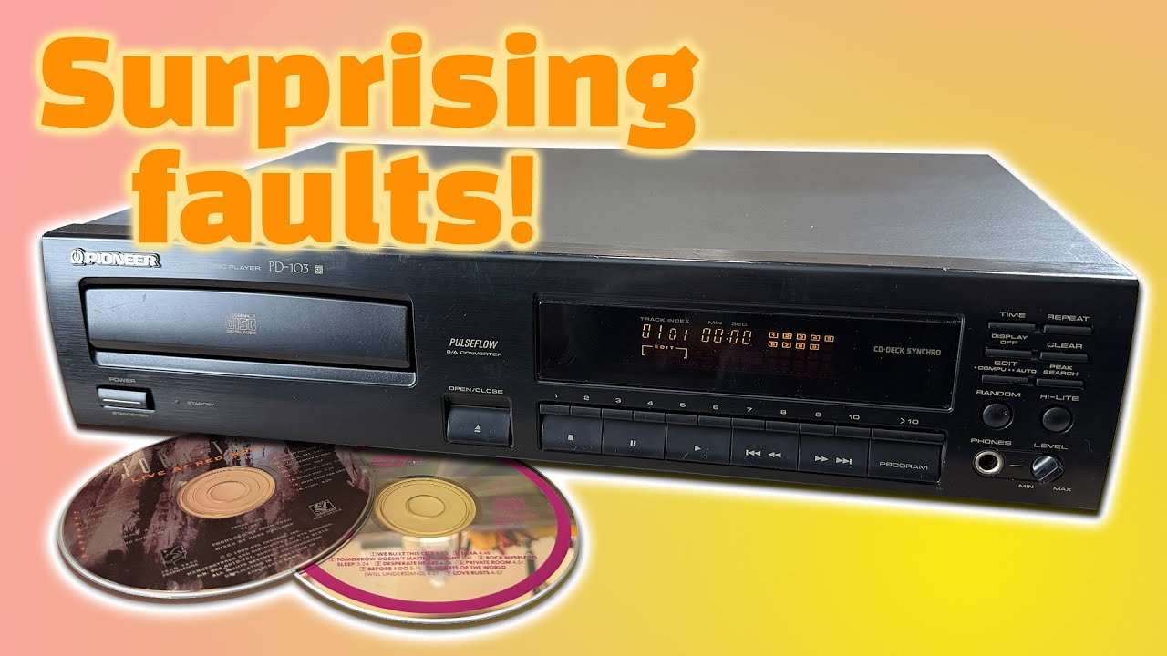 Pioneer PD-103 CD player... with surprises inside