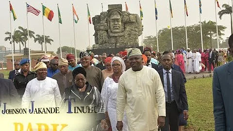 GOV  AMBODE OPENS JOHNSON JAKANDE TINUBU PARK IN ALAUSA