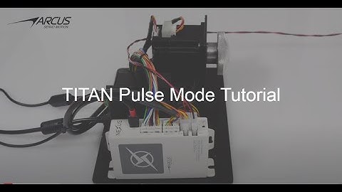How to Use TITAN in Pulse Mode