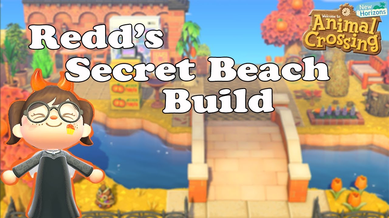 Decorating Redd's Secret Beach Animal Crossing New Horizons YouTube