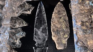 Recreating an ancient quartz crystal dagger.