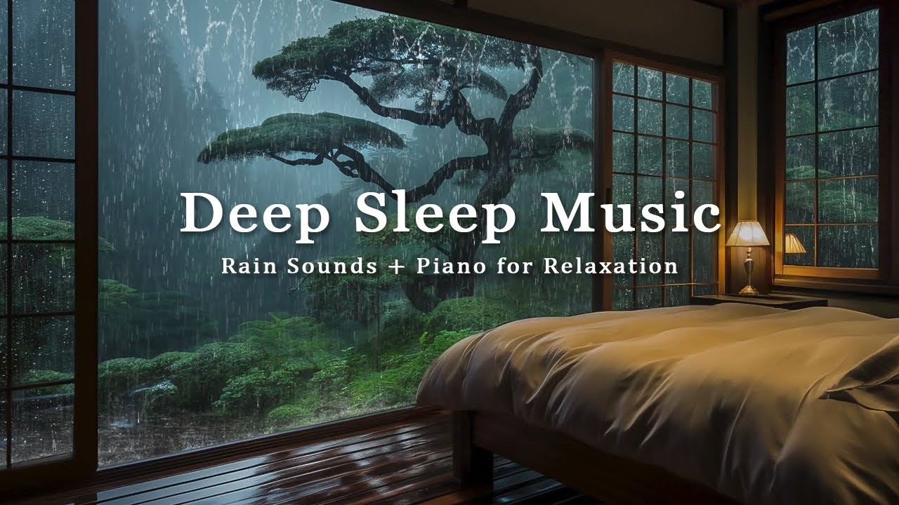 Healing Piano Music with Soft Rain – Calm Mind, Reduce Anxiety, Sleep Better