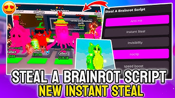 [NEW] Steal A Brainrot Script – Instant Steal, Anti-Hit, Brainrot Spawner, Invisible & More (No Key)